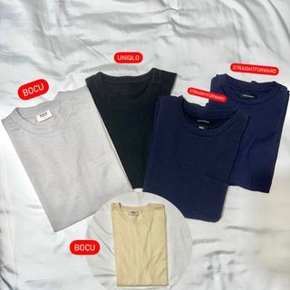 Bocu Uniqlo Straightforward Shirts Bundle