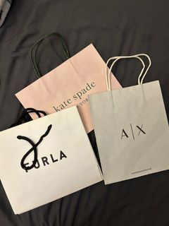 Branded Paperbags (Tumi, Furla, Cole Haan, Kate Spade, Guess, Ralph Lauren, Tory Burch, Karl Lagerfeld, Boss, Guess, Armani Exchange)