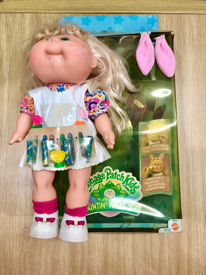 Cabbage Patch Kids Vintage Paintin Faces Doll 1995 Hobbies Toys Toys Games on Carousell