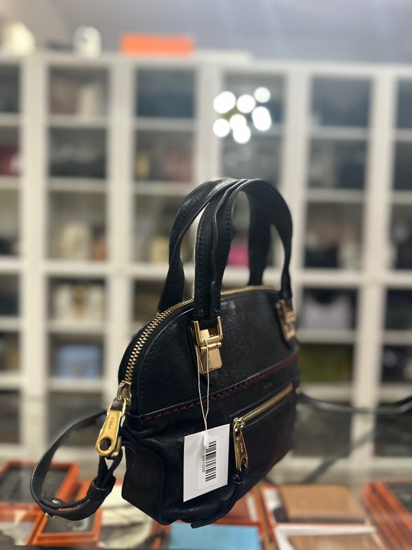 Chloe Angie Black Calfskin Two Way Bag Luxury Bags Wallets on Carousell