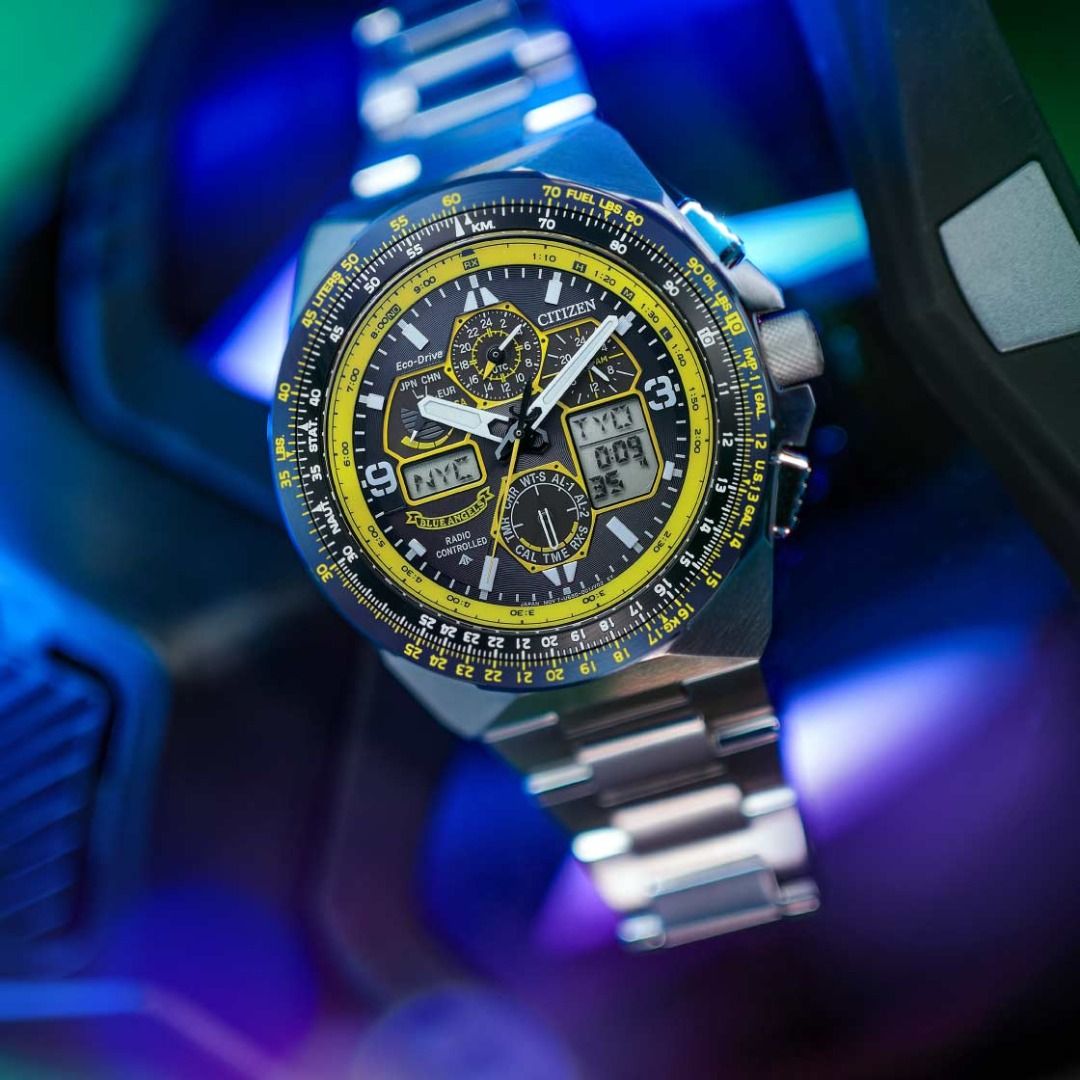 Citizen Promaster JY8125 54L Blue Angels Skyhawk A T Stainless Steel Men s Eco Drive Solar Sport Watch JY8125