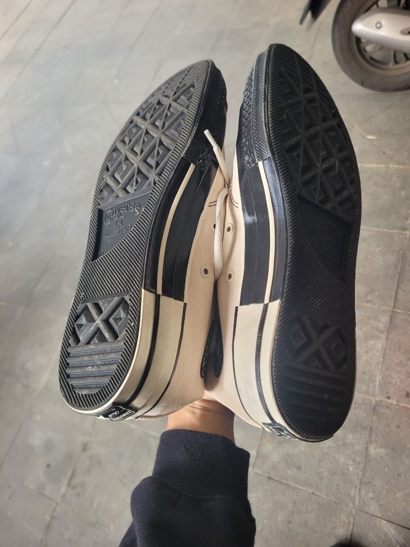 CONVERSE HIGH CHUCK TAYLOR 70S BLACK WHITE, Fesyen Pria, Sepatu - Main Image