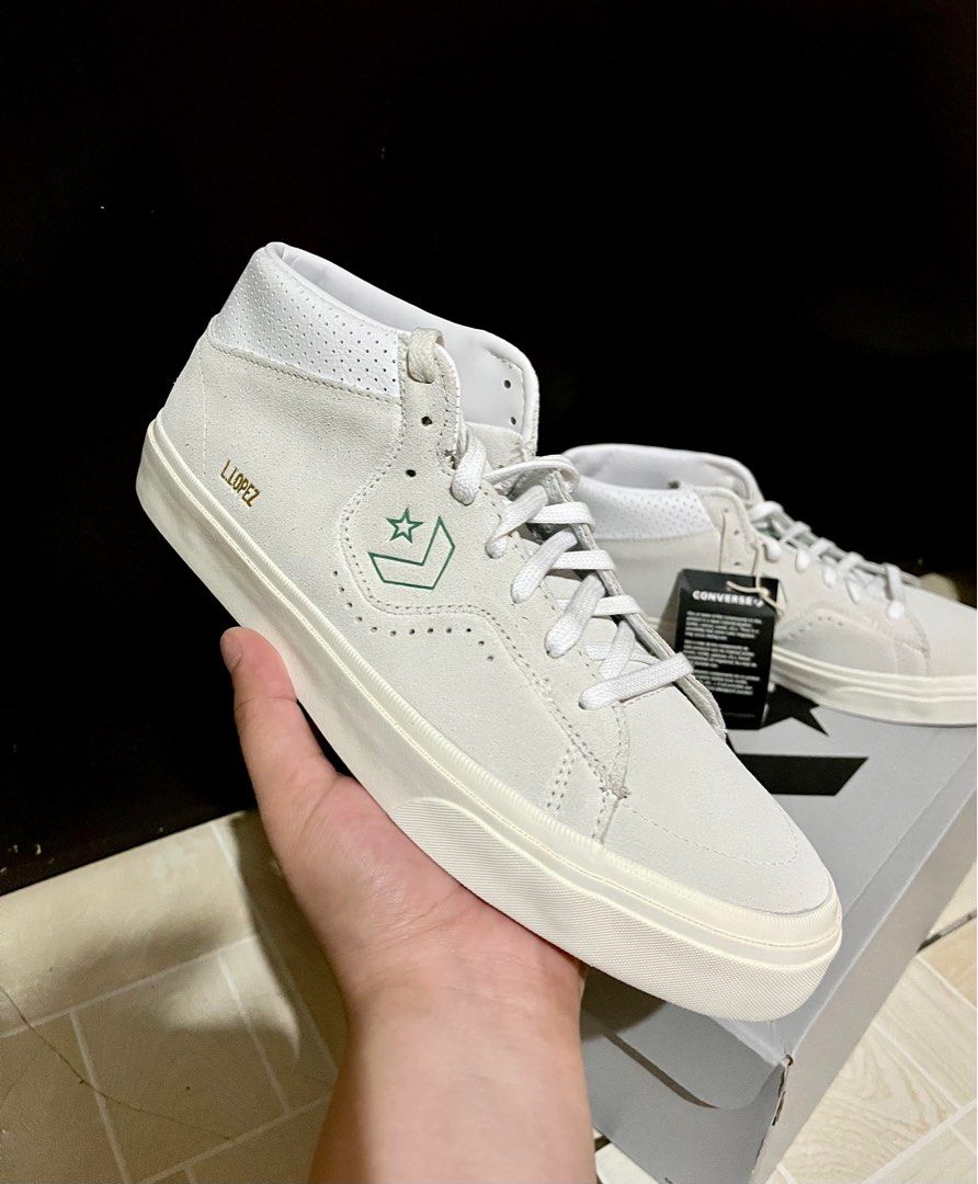 Converse Louie Lopez Pro Mid Cut (Category: Sneakers) located in Quezon City. Submitted by jennymellaa (Listing ID 1308600337, Image 1). Description: For sale: brand new never been used Size: 9 mens 10.5 womens RFS: padala from abroad MOP: Gcash, BDO, BPI or Landbank QC area. Open for delivery or meet-up depends on the location. Thanks.
