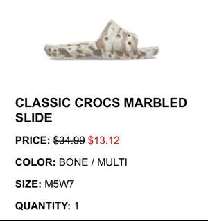 Crocs Slides marbled