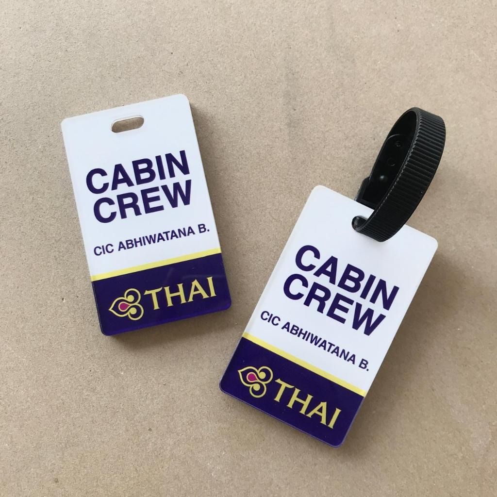 CUSTOMISED CABIN CREW TAG AIRLINES TAG BAG TAG BAGGAGE TAG LUGGAGE