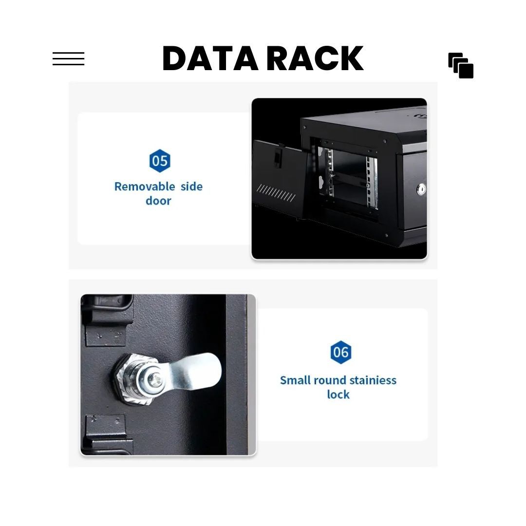 Data Rack Cabinet, Network Server Cabinet, 4U Data Rack, Computers ...