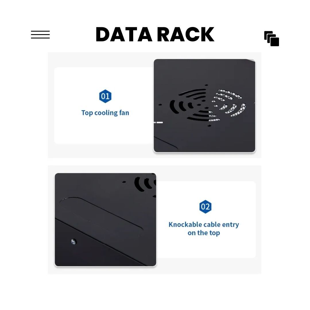 Data Rack Cabinet, Network Server Cabinet, 4U Data Rack, Computers ...