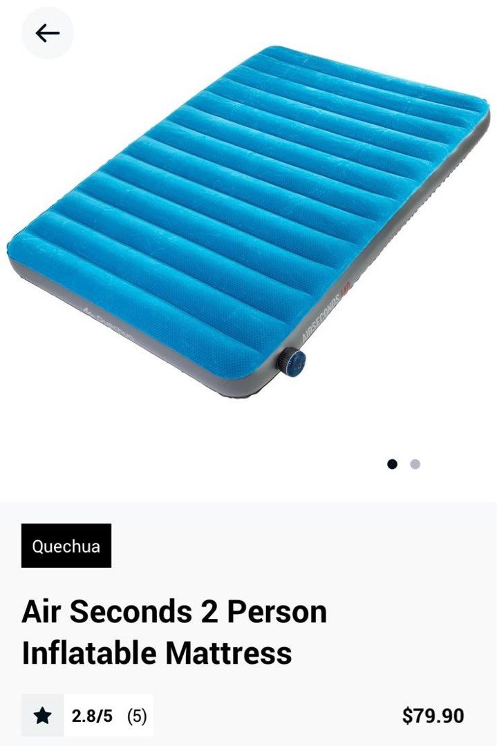 Decathlon Air Mattress and Pump