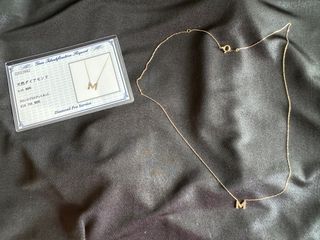 Diamond Initials Necklace