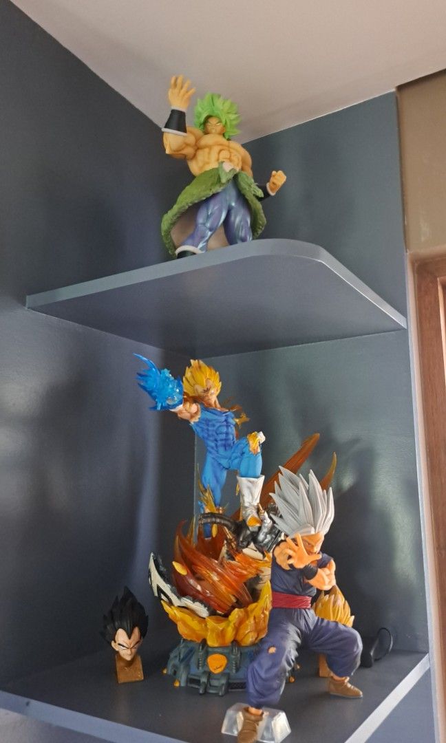 Dragon Ball Z Vegeta Broly Gohan Assorted Statues/ Figures (Category: Figurines & Statues) located in Manila. Submitted by captainmurphyx (Listing ID 1308511579, Image 2). Description: Sold As Set Vegeta Has Paint Chips -(KO) BANPRESTO Authentic - Broly and Gohan.