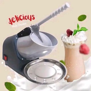 ￼Electric Ice Crusher Triple Blades Ice Crusher Shaver Stainless Steel Shaved Ice Machine