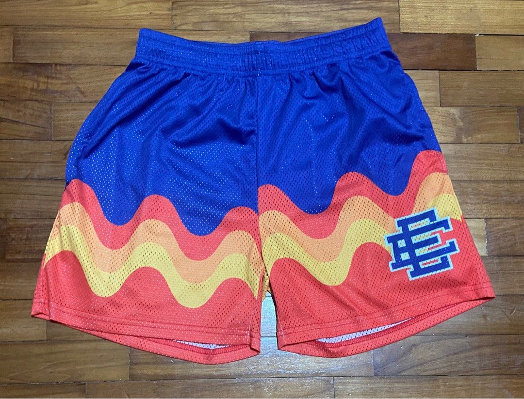 Eric Emanuel Basic Shorts (Category: Shorts) located in Singapore. Submitted by lzy17 (Listing ID 1308551390, Image 2). Description: 🔥 Eric Emanuel Basic EE Shorts 🔥 COLOURWAYS: Pink and Dark Blue USAGE: All used only once or twice for Basketball a long time ago and kept 100% clean in storage ever since 😎 PRICE: $10 each (buy all 3 pairs for $25) ❗️All are M sizes, except pink. I have 2 sizes of pink, XL and L Have any questions? Need more pic