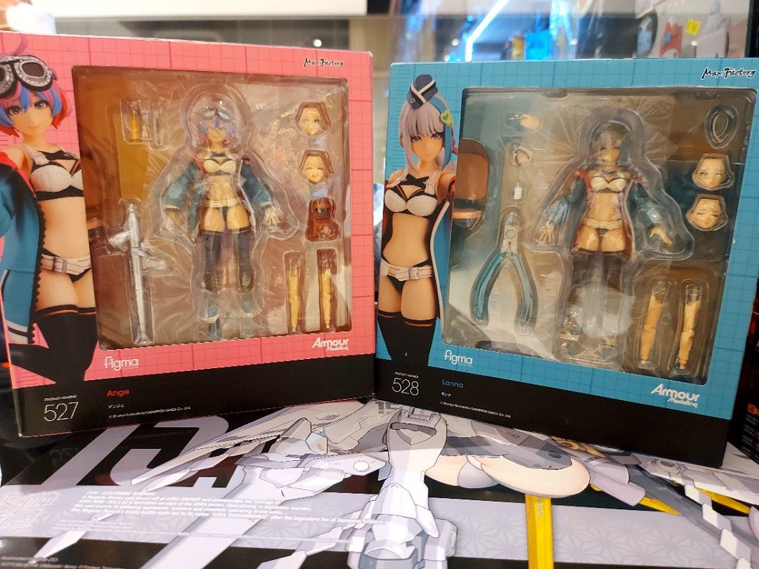 figma no.527 +528 山下俊也的Plastic Angel Lanna(日版)一set2盒