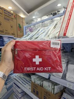 FIRST AID KIT WITH SUPPLIES- 35PCS IN ONE KIT; MANY STOCKS AVAILABLE