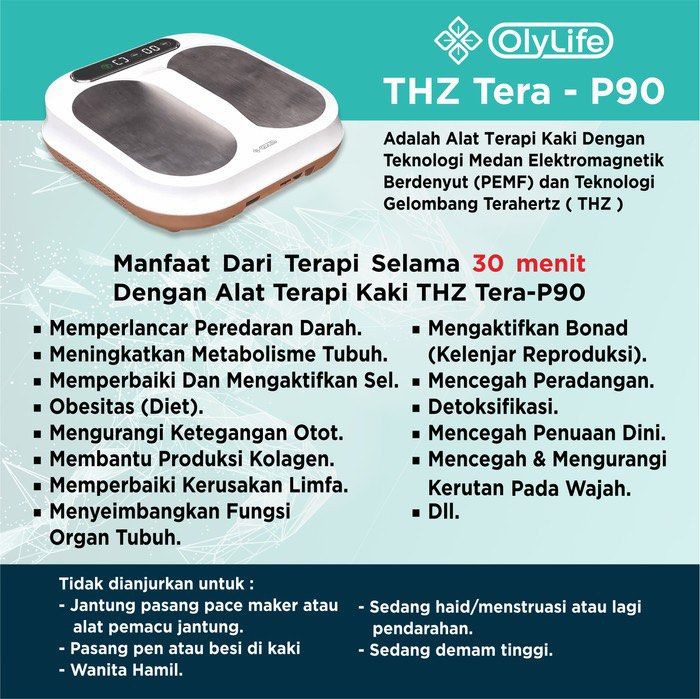 OlyLife P90 （OlyLife PEMF Therapy Machine THz Tera-P90+ (with 