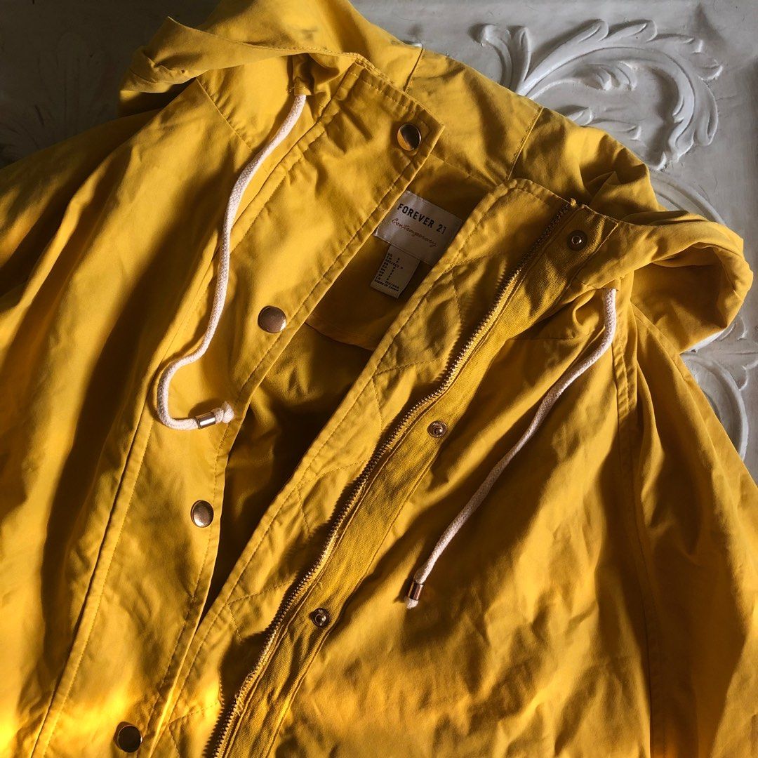 Mustard jacket forever 21 top