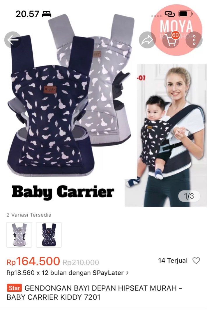 Baby carrier murah best sale