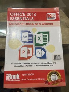 Grade 7 Book: Office 2016 Essentialsl: Microsoft Office- K-12 iBook 1st edition