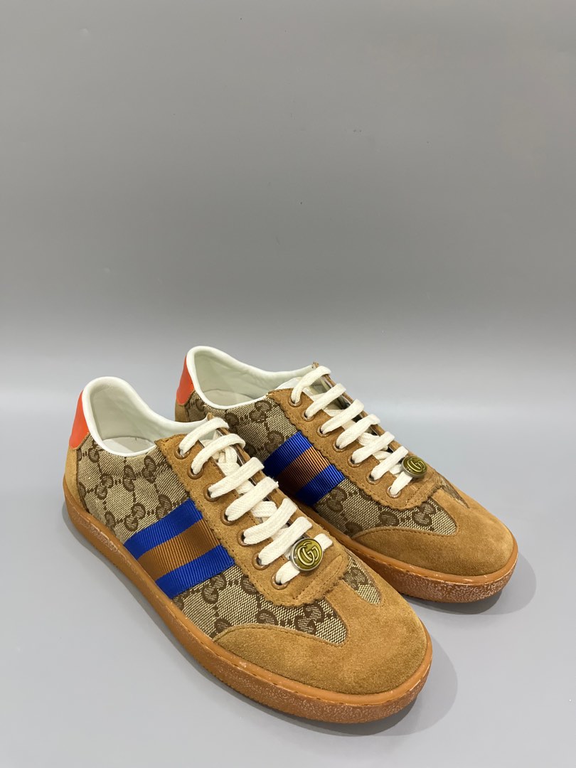 Gucci monogram trainers online