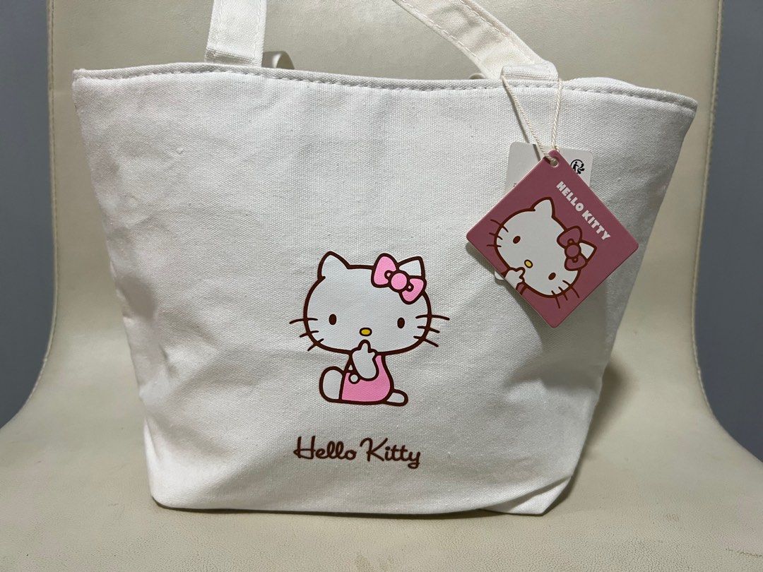 50th Anniversary Hello Kitty Miniso Fabric Cooler Bag, Hobbies