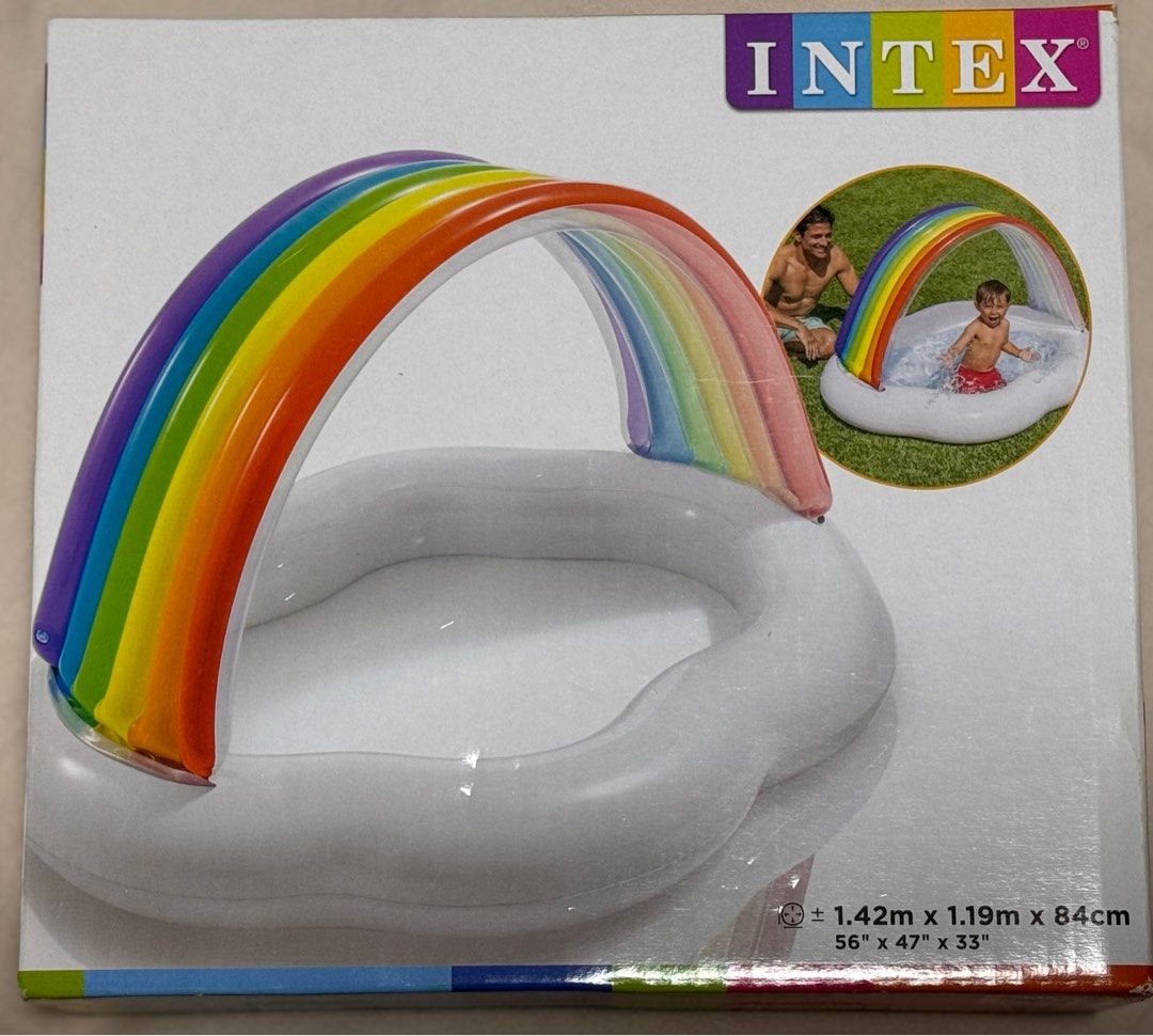 Inflatable float (Category: Outdoor Furniture) located in Singapore. Submitted by ttwinkle (Listing ID 1308623064, Image 1). Description: Brand new Intex cloud float for sale!.