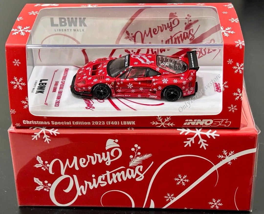 Inno64 LBWK F40 2023 Christmas edition, Hobbies & Toys, Toys 