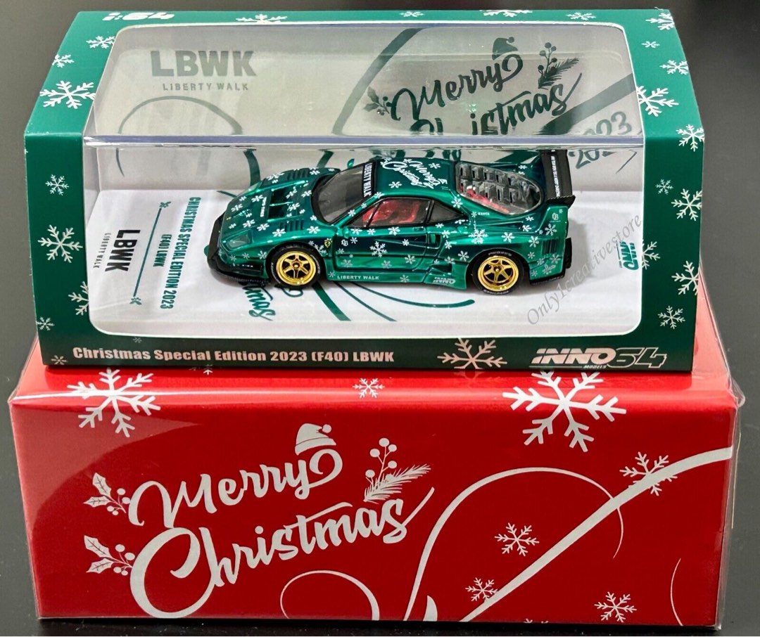 イノモデル 1/64 フェラーリ F40 LB チェイス CHRISTMAS INNO Models(イノモデル) 1/64 LB-WORKS F40 2023クリスマス限定