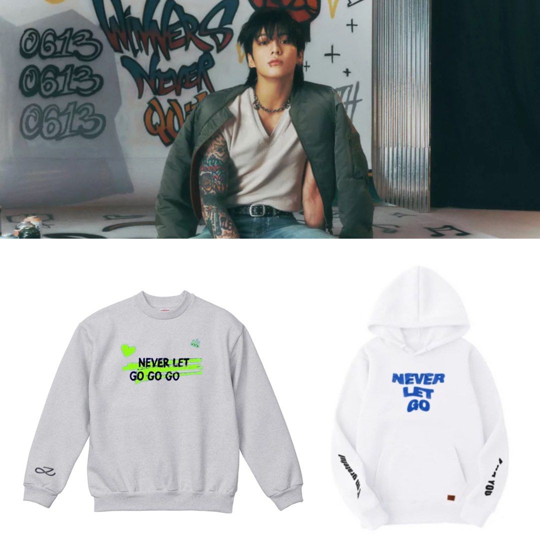 JUNGKOOK NEVER LET GO ALBUM SWEATSHIRT HOODIE