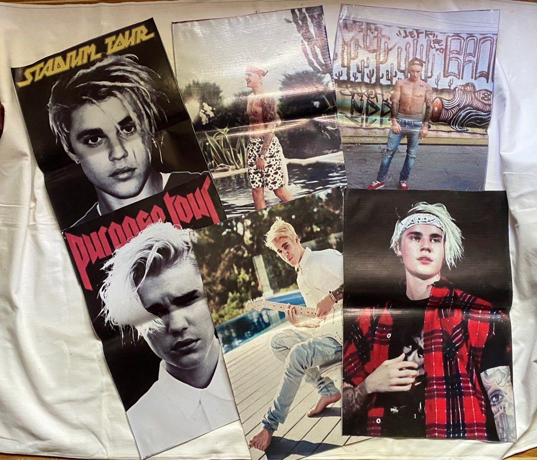 JUSTIN BIEBER TARPULINS (Category: Western Merchandise) located in Tuguegarao City. Submitted by kyleallene (Listing ID 1308600851, Image 1). Description: 6pcs .