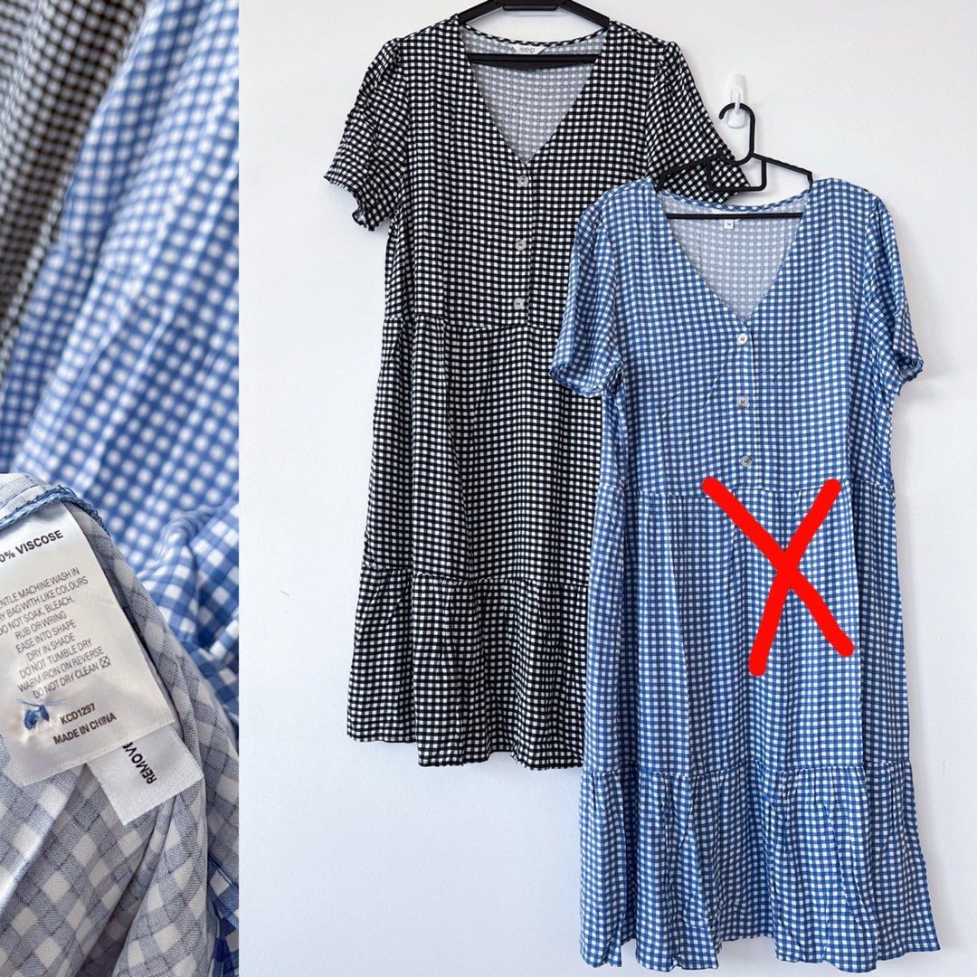 Khoko (bought on Asos) 100% viscose Goes past knee, would