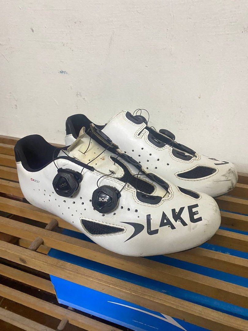 Lake cx237 road carbon twin boa shoes wide fit deals