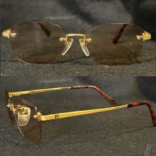 LYLE & SCOTT 20k GP TITANIUM Frameless Eyeglass VINTAGE EYEGLASS. Vintage Glasses