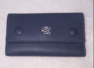 Missy's DUNHILL Card and Keyholder Navy Blue Leather