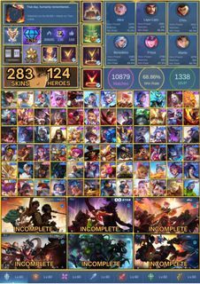 HIGH WINRATE MOBILE LEGENDS / ML ACCOUNT (ALSO AVAILABLE FOR INSTALLMENT) #065
