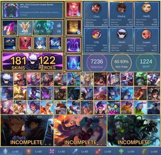 MOBILE LEGENDS / ML ACCOUNT (ALSO AVAILABLE FOR INSTALLMENT) #066