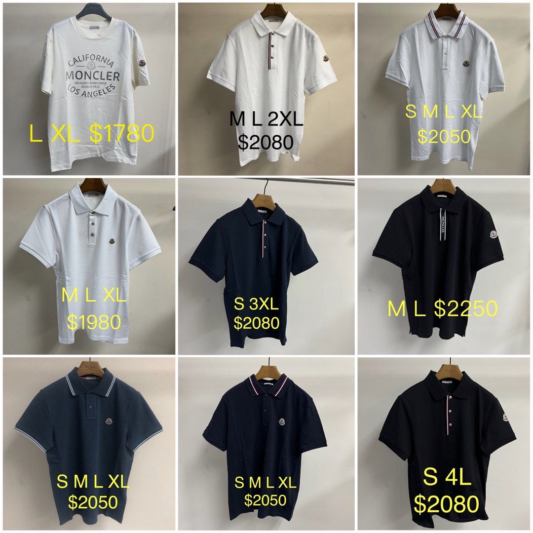 Moncler 3xl polo clearance