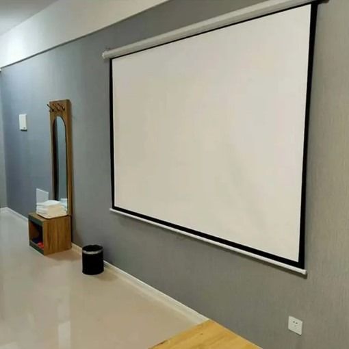 Motorized screen projection 4:3 Projector Screen Wall Mounted Projection with Remote Control (Category: Projectors) located in Manila. Submitted by sdfsolutions (Listing ID 1308510995, Image 1). Description: Experience a cinematic viewing experience with the High Definition Motorized screen projection 72" 4:3 Motorized Projector Screen. Perfect for home theaters, schools, and meeting rooms, this projector screen features a large 72-inch size and 
