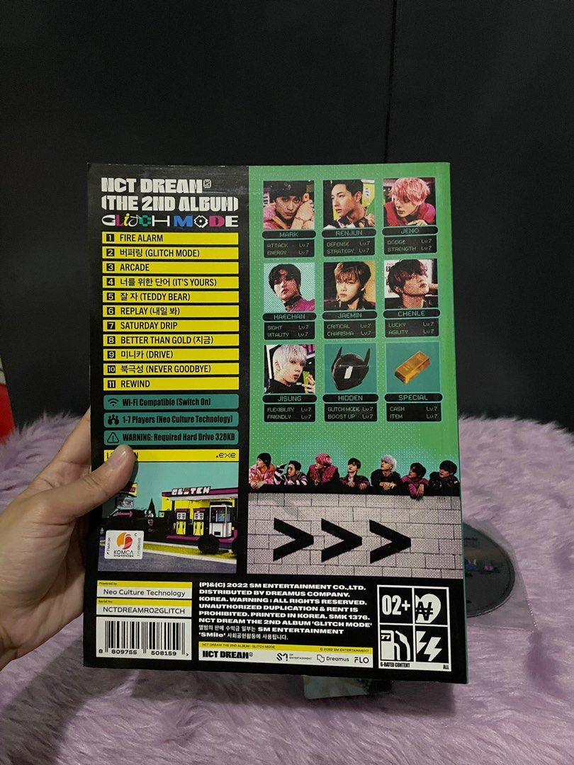 NCT Dream Glitch mode Album (Category: K-Wave Merchandise) located in Quezon City. Submitted by yu_nice (Listing ID 1308646644, Image 2). Description: NCT Dream Glitch mode Album -Photobook -Booklet -Lenticular card (Renjun) -Photocard (Haechan) .