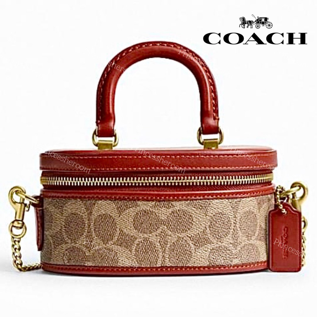 Coach coated canvas signature trail bag new arrivals