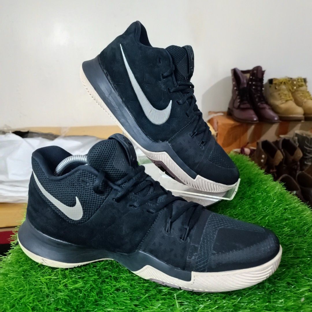 Kyrie 3 suede black deals