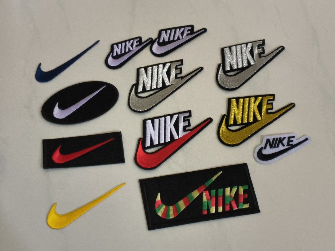 nike vintage iron on patch