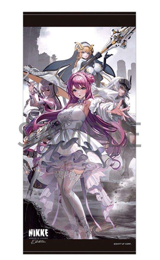 未開封　NIKKE Exhibition　OVER ZONE ビッグタオル ビッグタオル OVER ZONE NIKKE EXHIBITION 事後通販: キャラ