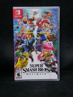 Nintendo Switch Games and Joycon w/Grip - Super Mash Bros Ultimate, Mario Party Superstars & Crash bandicoot 4  (READ DESCRIPTION)