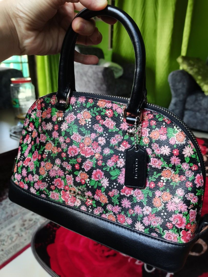 Coach mini sierra floral discount