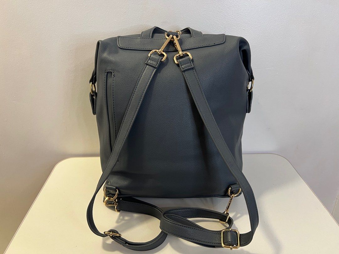 Lulu castagnette leather backpack outlet