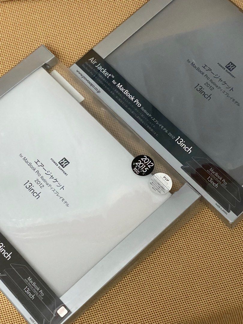 Original Macbook Pro - Clear Cases (Category: Cases & Sleeves) located in Makati City. Submitted by msn_gdgt (Listing ID 1308601755, Image 1). Description: Original POWER SUPPORT Air Jacket for Macbook Retina 13 1,500 each Negotiable naman sa price Note: Hello! Please paki text po ako sa mobile kasi naka hold po yung pag rereply ko sa chat box kaya hindi po ako maka reply :) .