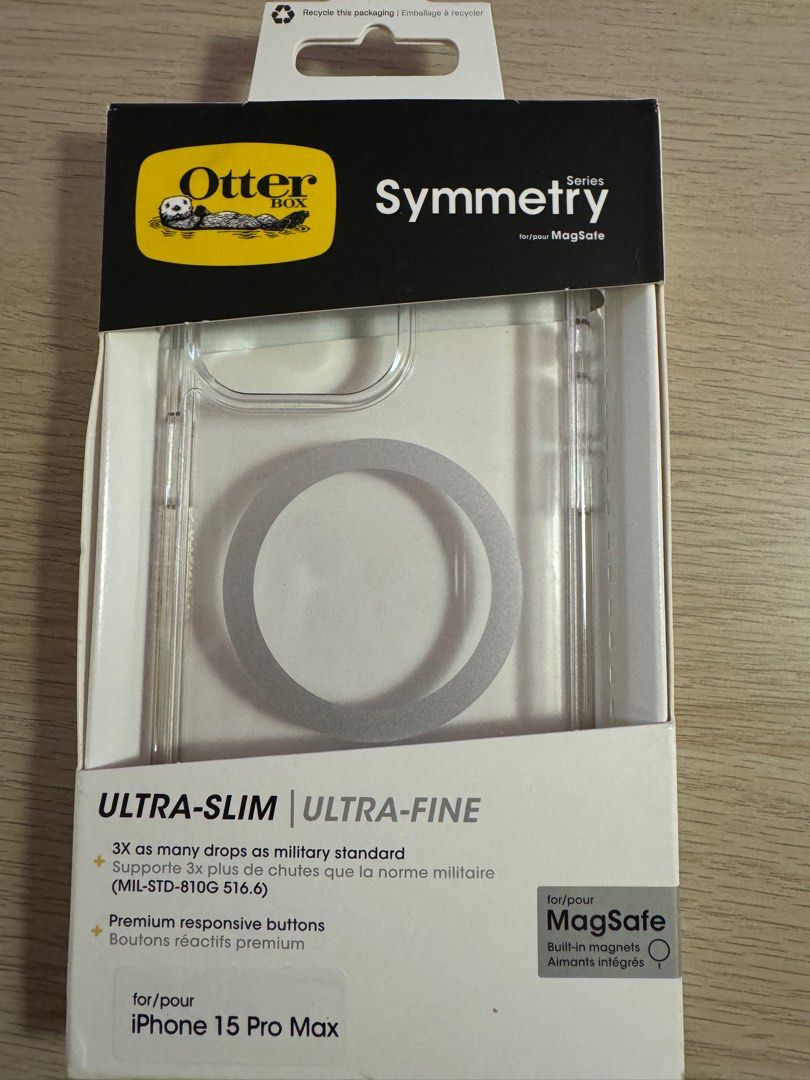 Otterbox clear case - Iphone 15 pro max (Category: Cases & Sleeves) located in Pasig City. Submitted by jeimso (Listing ID 1308618243, Image 1). Description: Like new - see photos for reference Authentic from otterbox .