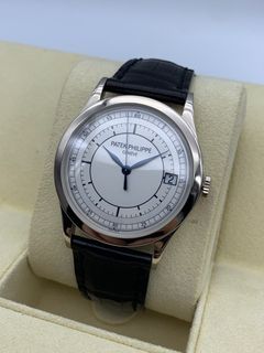 Patek Philippe 5296G Calatrava White Gold Sector Dial with Date