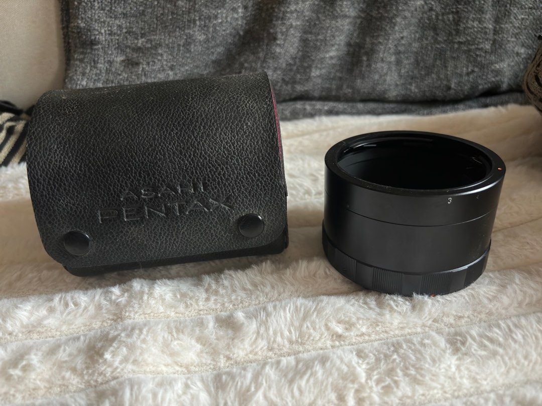 Pentax 67 6x7 close up extender with leather case (Category: Other Photography Accessories) located in Manila. Submitted by elias_merchant (Listing ID 1308535040, Image 1). Description: FS: pentax 67 close-up extender Like new. Comes with original leather case RFS: decluttering .