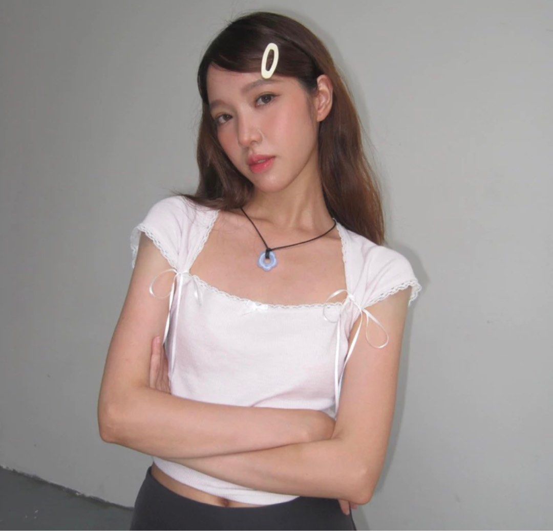 Coquette Ribbonトップス Coquette Style Ribbon Top Coquette Tops Dollette Style